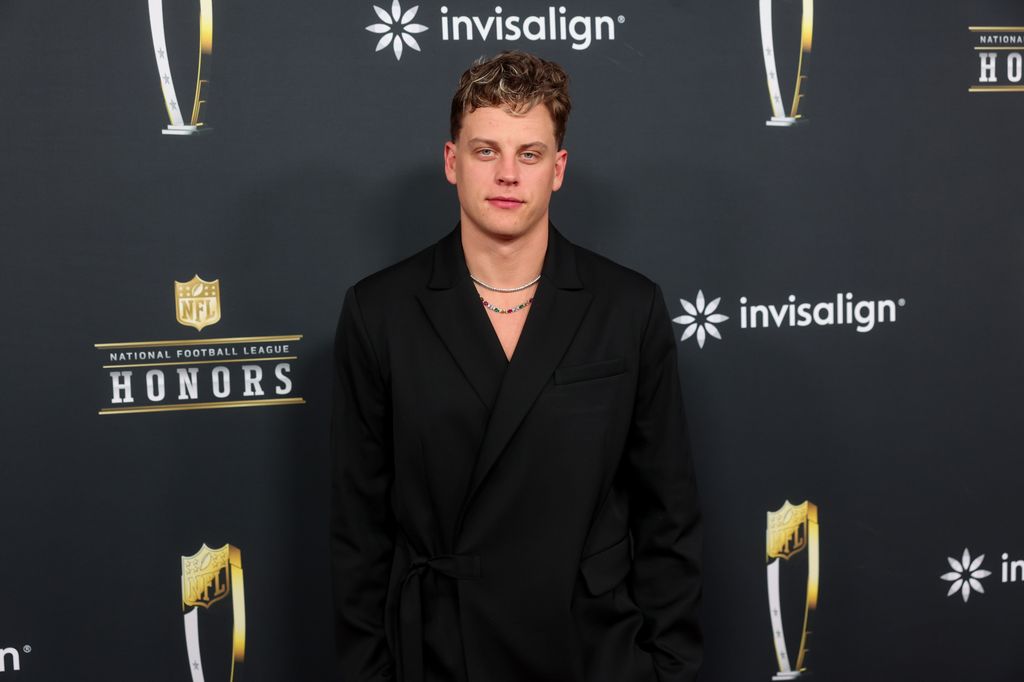 photo of joe borrow waring black jacket at nfl honors