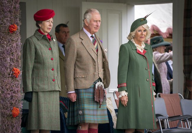 prince charles princess anne duchess camilla scotland