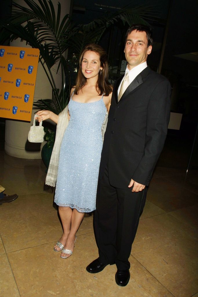 Jennifer Westfeldt, Jon Hamm at BAFTA/LA Britannia Awards in 2002