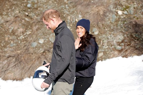 Prince Harry, Duke of Sussex and Meghan, Duchess of Sussex attend Invictus Games Vancouver Whistlers 2025's One Year To Go Winter Training Camp on February 15, 2024 in Whistler, British Columbia.