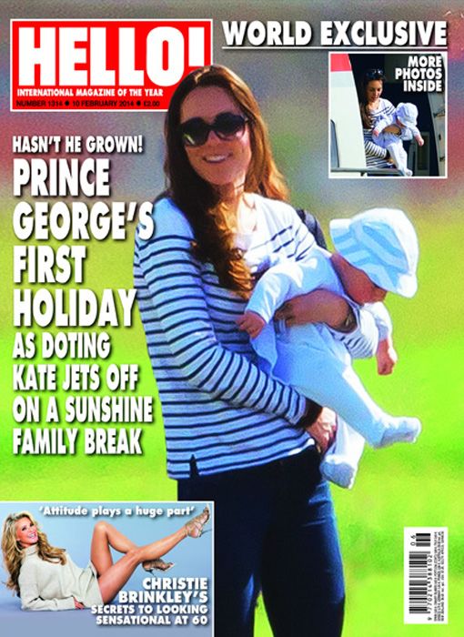 kate middleton george on cover