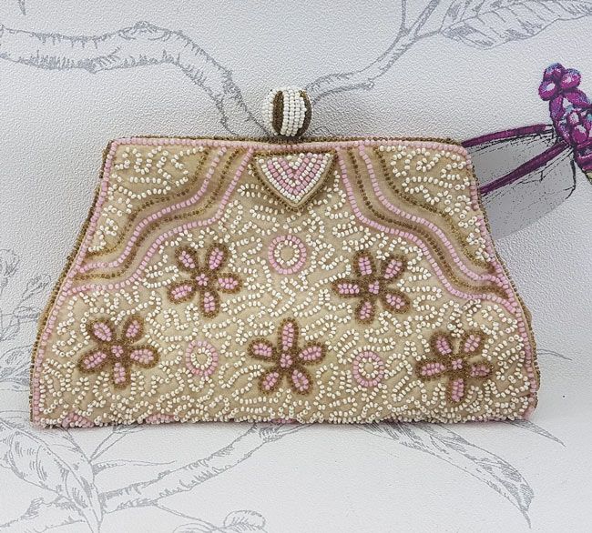 Kate Middleton's Bags by Josef Vintage Beaded Clutch