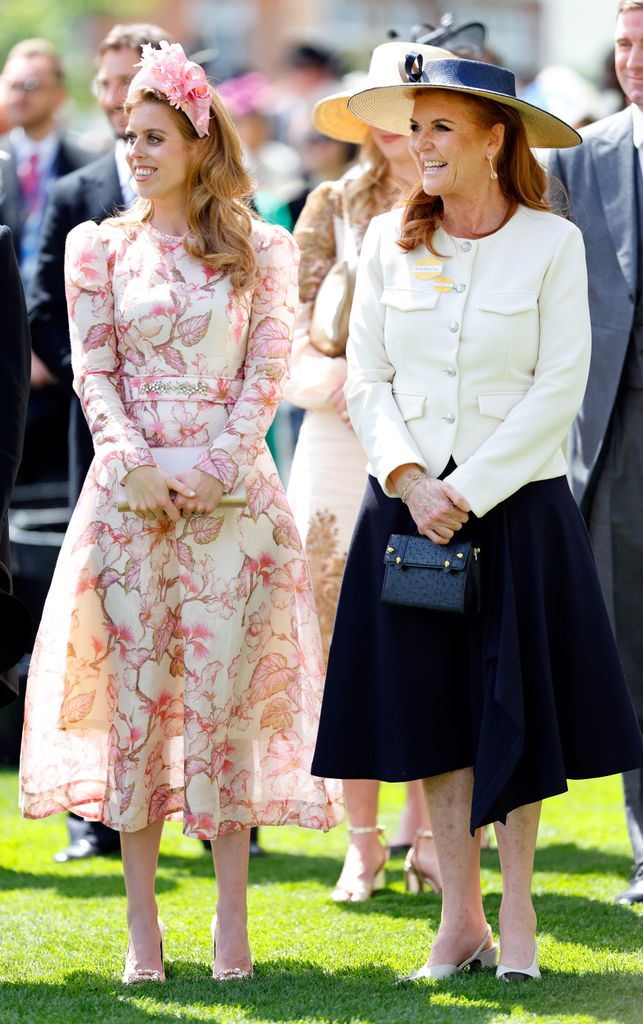 Sarah Ferguson i księżniczka Beatrice w Royal Ascot