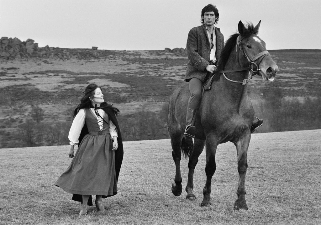 Anna Calder-Marshall and Timothy Dalton in "Wuthering Heights" 1970