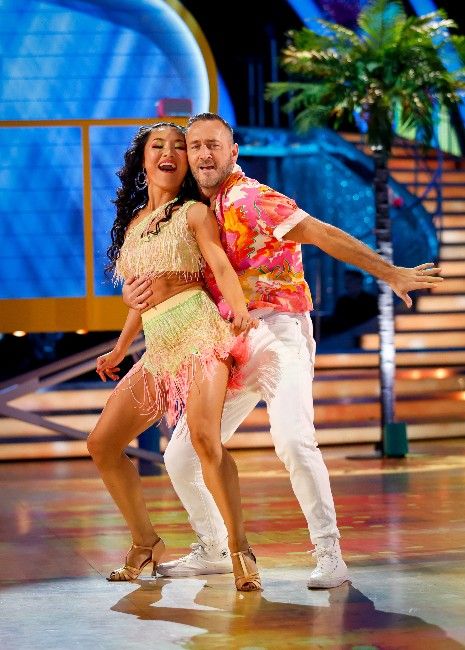 Will Mellor and Nancy Xu dancing on Strictly