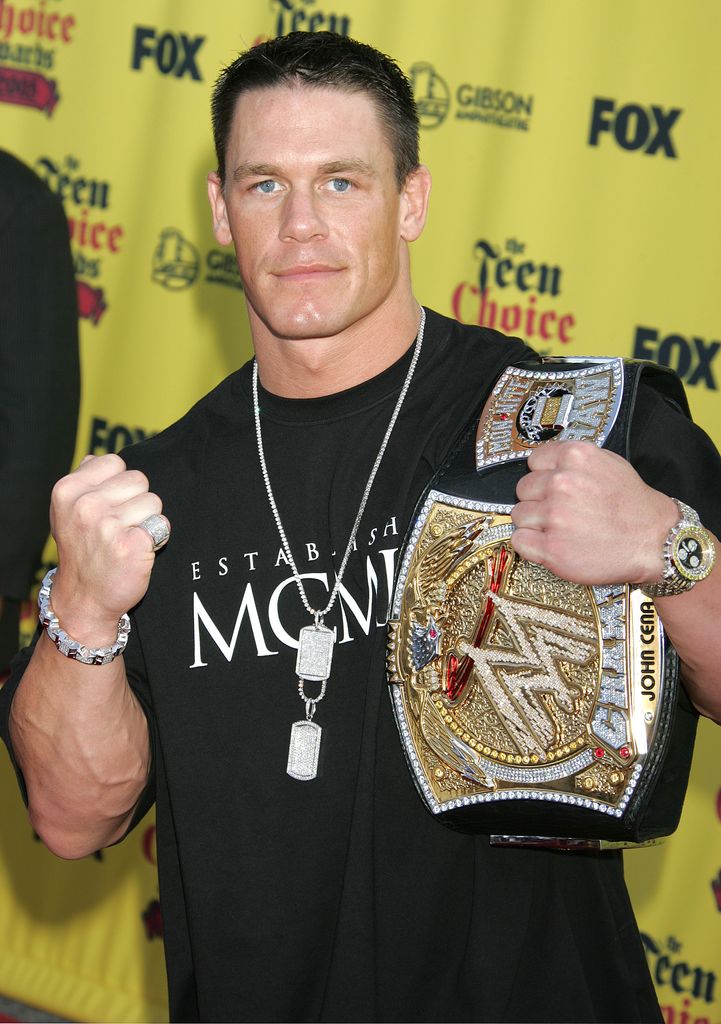 John Cena at the Gibson Amphitheatre in Universal City, California for the 2005 Teen Choice awards