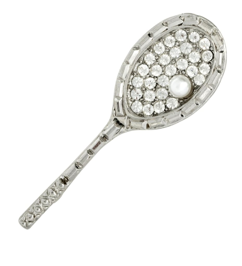 tennis racquet brooch