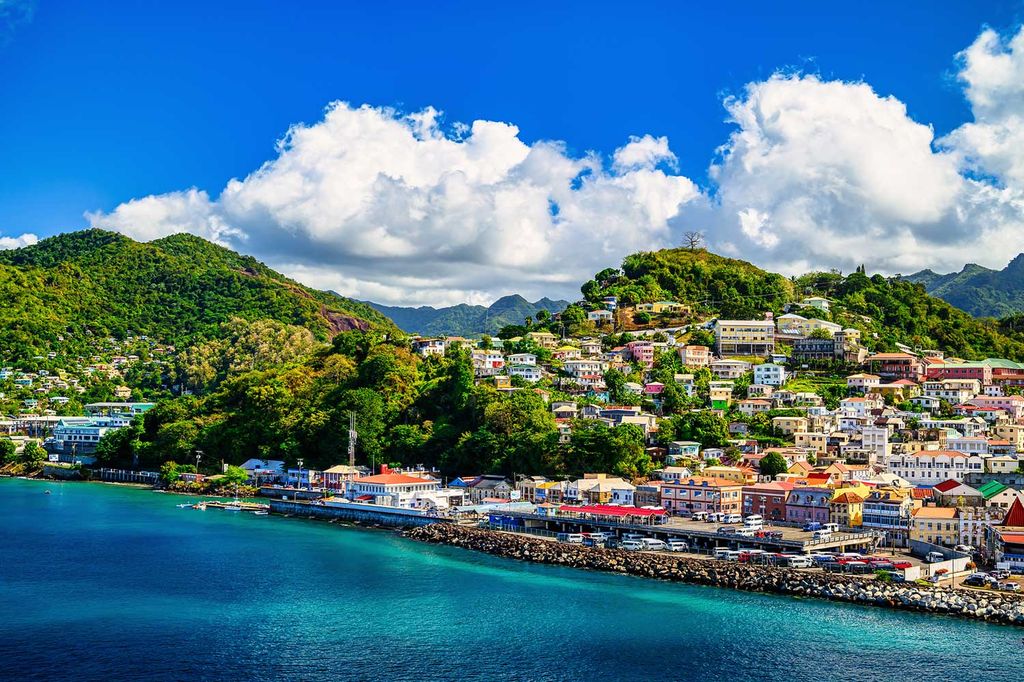 A view of a beach at Grenada Caribbean