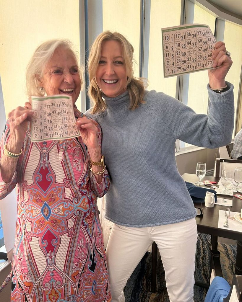 Lara Spencer shares a photograph with her mother Carolyn von Seelen on Instagram