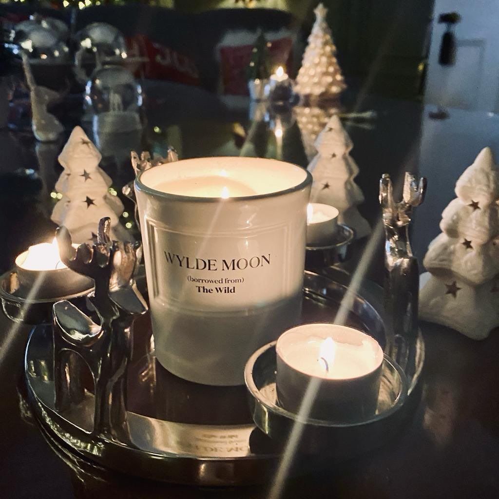 Holly Willoughby's festive candle tray