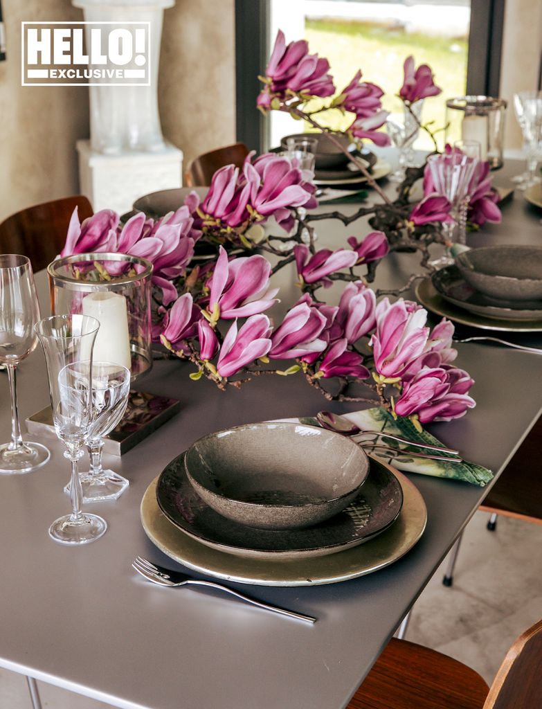 Erika Trojer's tablescape at Lake Como home Villa Torno