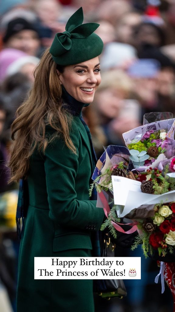 Charles and Camilla's birthday message for Kate