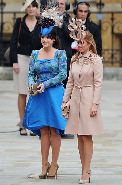 eugenie beatrice royal wedding 2011