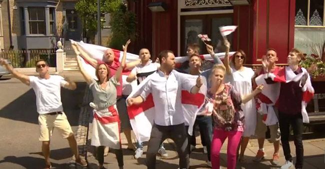 danny dyer eastenders world cup sing
