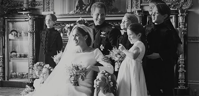 An unseen royal wedding photo from Prince Harry and Meghan Markles big day