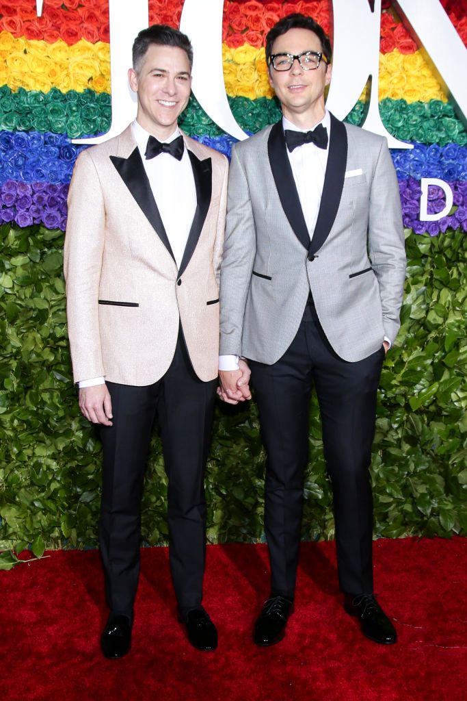 Jim Parsons with husband, Emmy-nominated producer Todd Spiewak