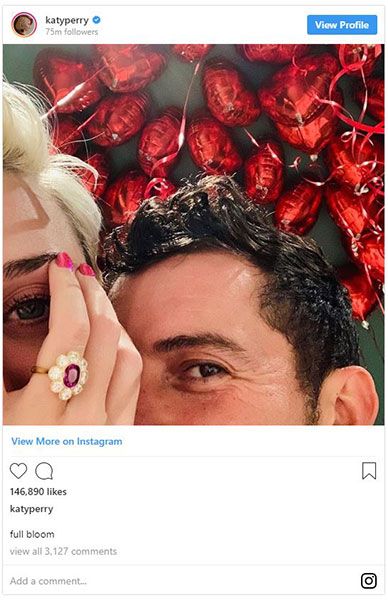 katy perry engaged