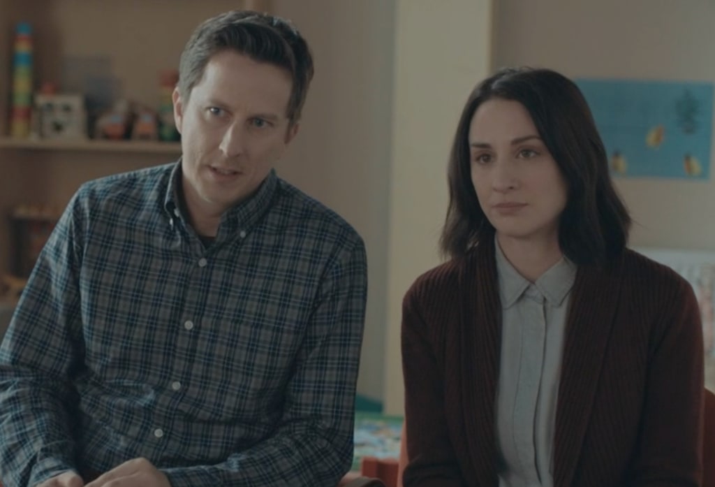 Lee Ingleby and Morven Christie in The A Word