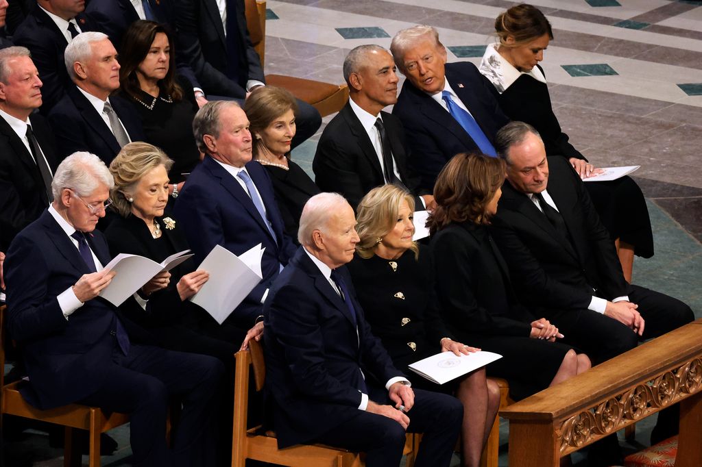 President Jimmy Carter's state funeral on January 9, 2025 was attended by five American presidents