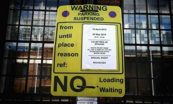 Parking restrictions outside her hospital have been extended for an additional five days


