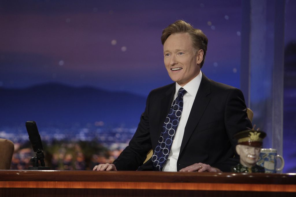 Conan O'Brien hosting The Tonight Show on June 2, 2009