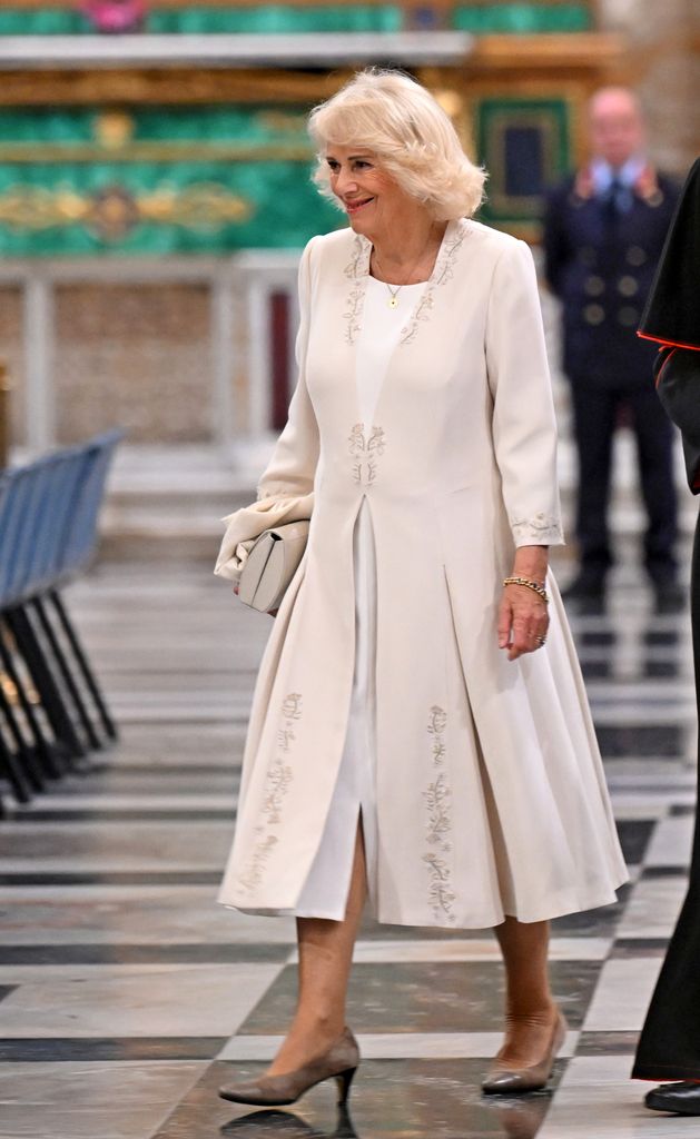 Camilla had an outfit change