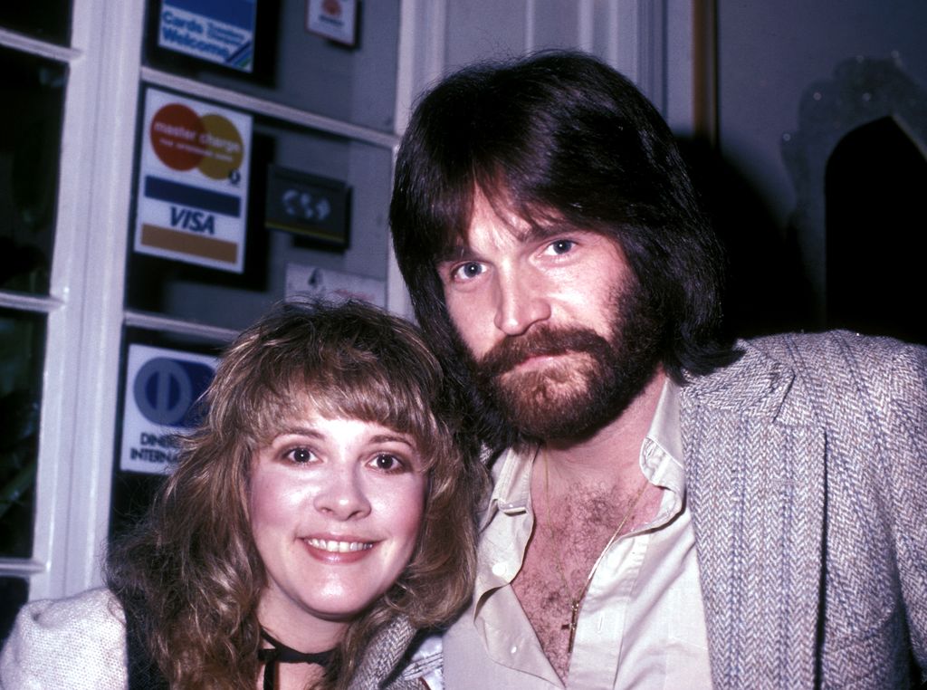 Stevie Nicks and Kim Anderson smiling