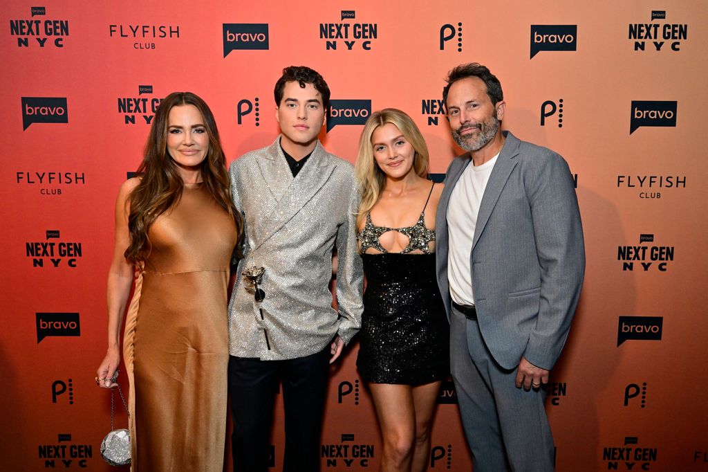 The Marks family on the red carpet