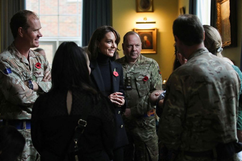 Kate Middleton visits The Queen's Dragoon Guards Regiment