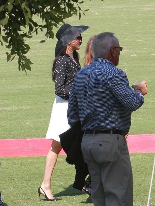 meghan markle at the polo