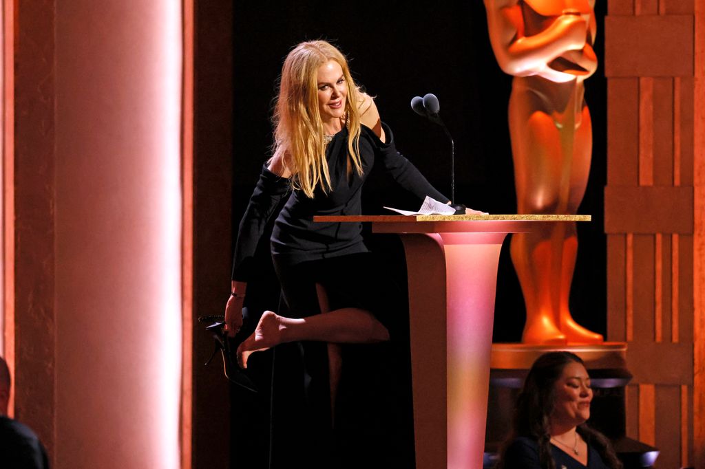 Nicole Kidman's wardrobe mishap results in onstage moment nobody was expecting HELLO!