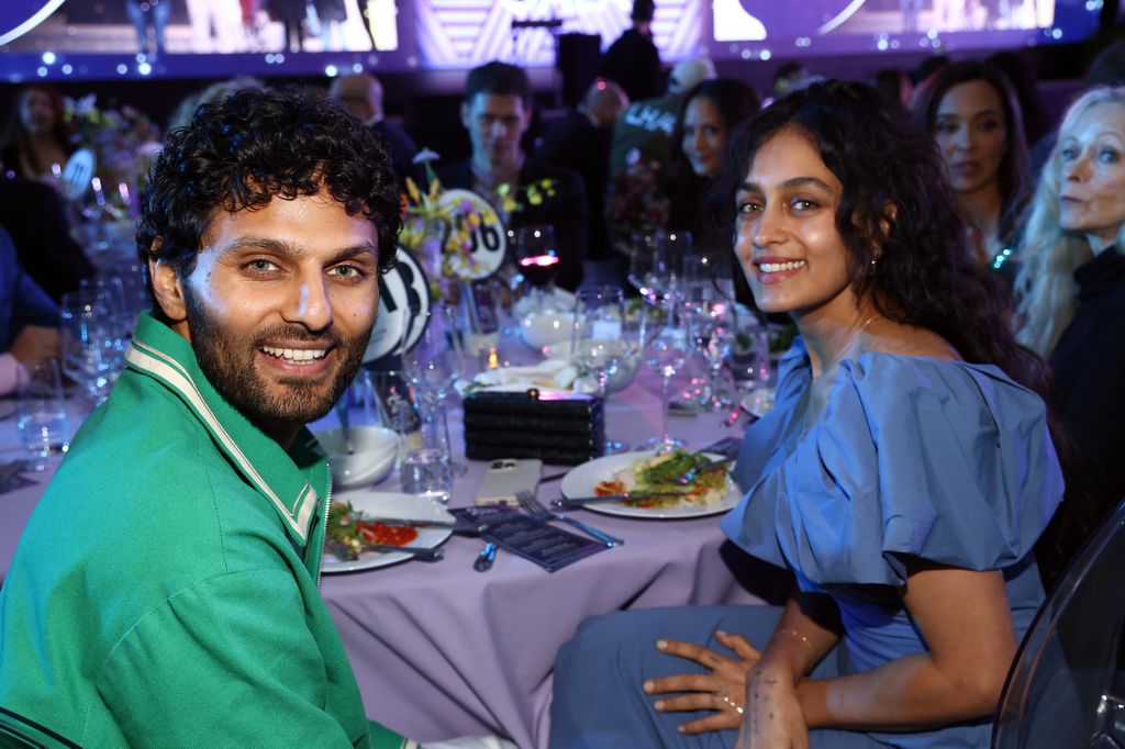 Jay Shetty and Radhi Devlukia-Shetty at the Mercy for Animals 25th Anniversary Gala held at Rolling Greens on April 20, 2024 in Los Angeles, California