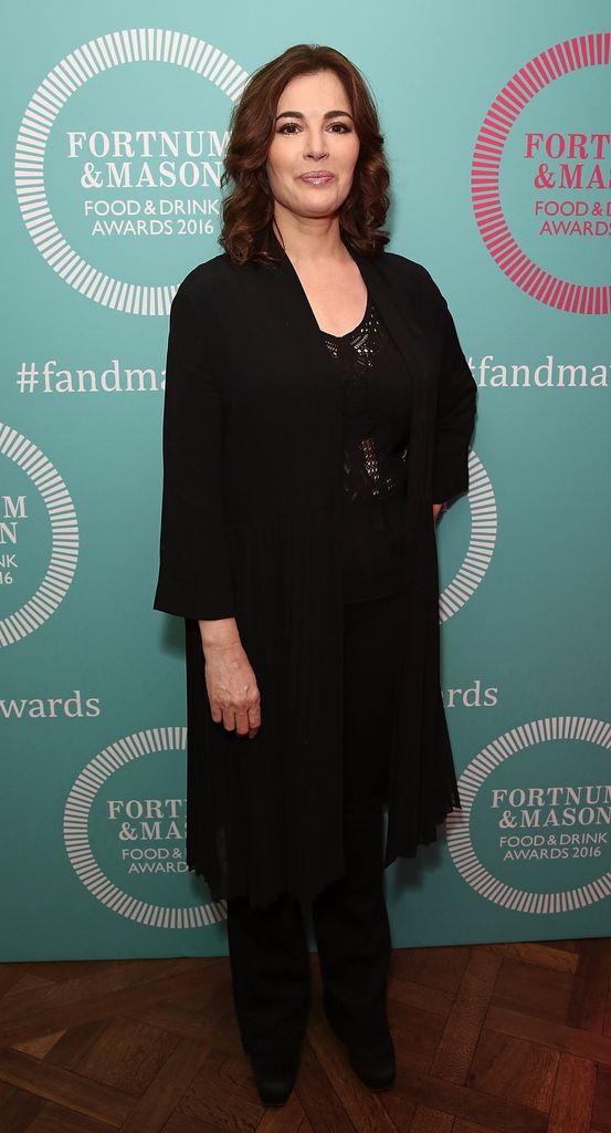 Nigella Lawson attends the fourth annual Fortnum & Mason Food and Drink Awards. Hosted by Claudia Winkleman,the awards celebrate the best in writing and broadcasting on food and drink on