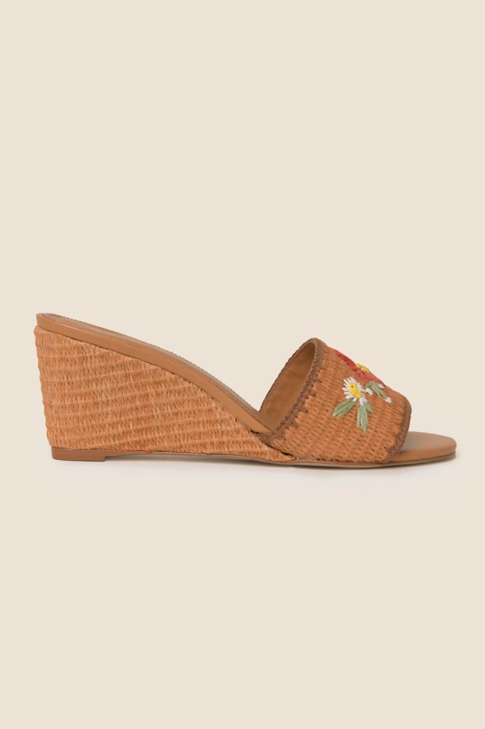 Vardi Raffia Wedges by rixo