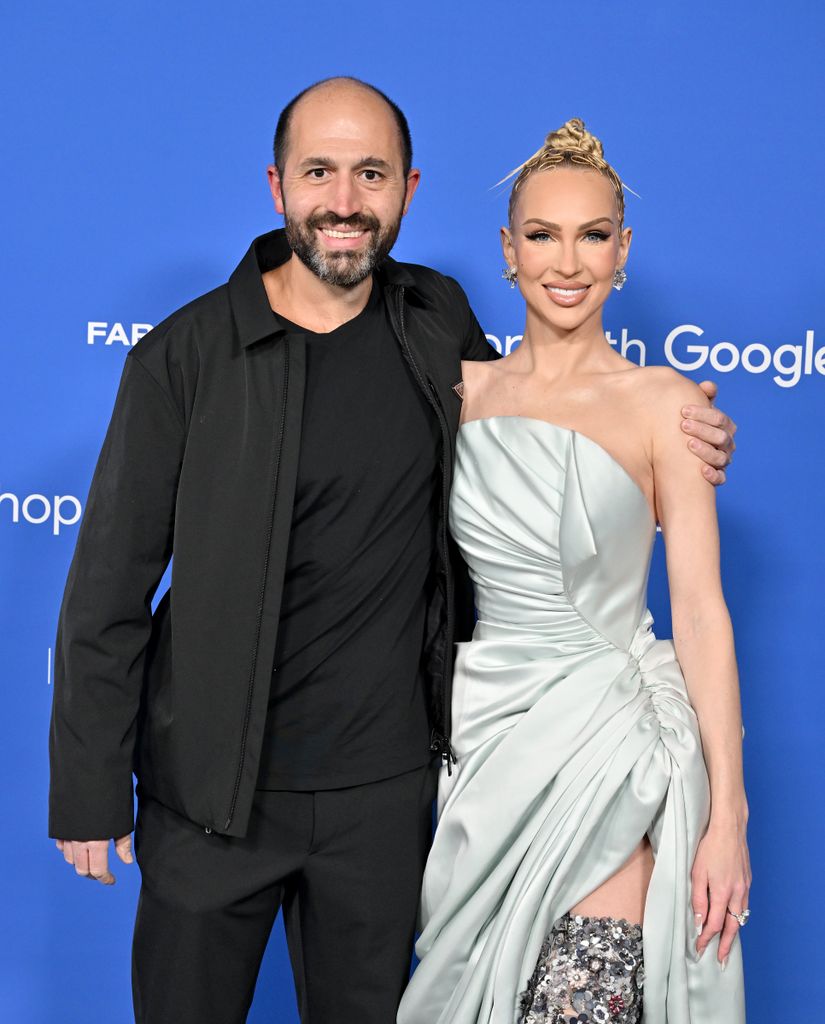 Christian and Christine attending the Fashion US Awards at Goya Studios