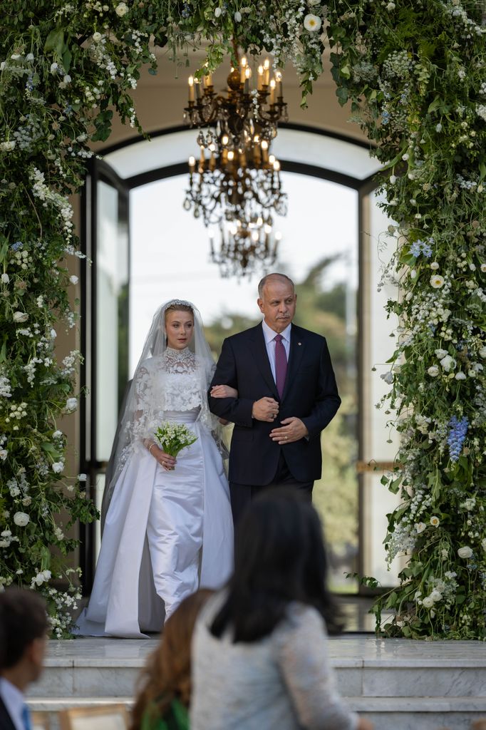 The marriage ceremony was held at Zahran Palace