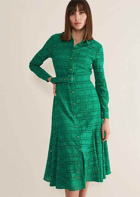 green phase eight dress