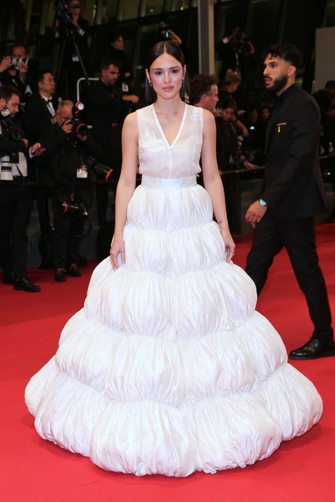 Isabelle Drummond attends the "Motel Destino" Red Carpet at the 77th annual Cannes Film Festival
