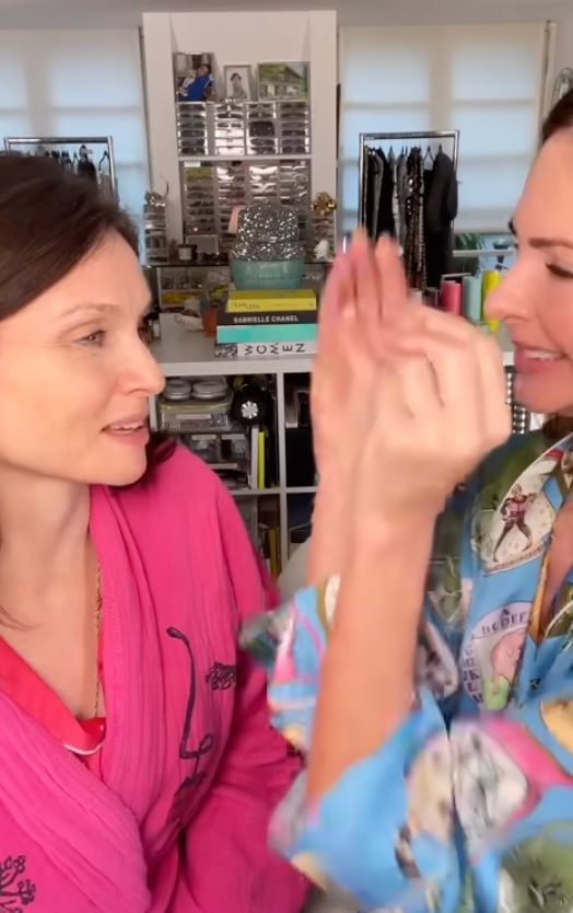 Sophie Ellis-Bextor and Trinny Woodall talking beauty tweakments and Sophie's reluctance to use botox