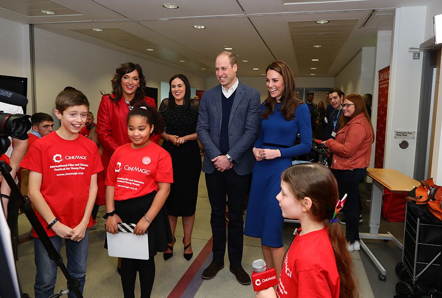 prince william and kate middleton at cinemagic