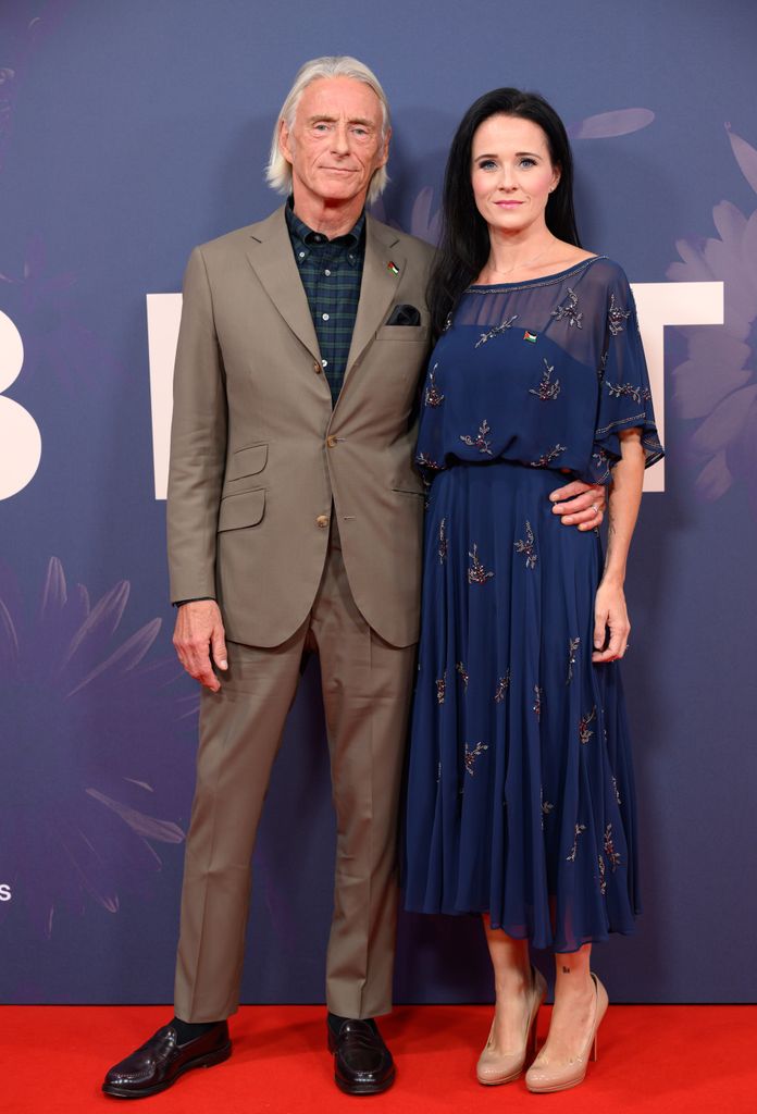 Paul Weller makes rare appearance with glamorous wife Hannah Andrews ...