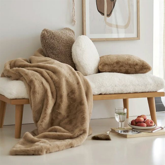 fleece cushion covers