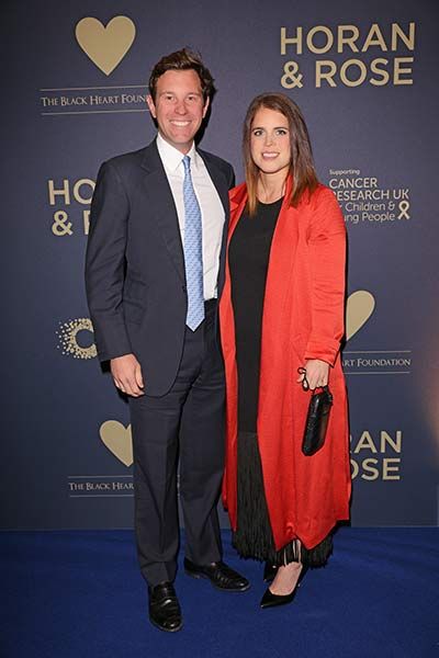 princess eugenie red duster jacket