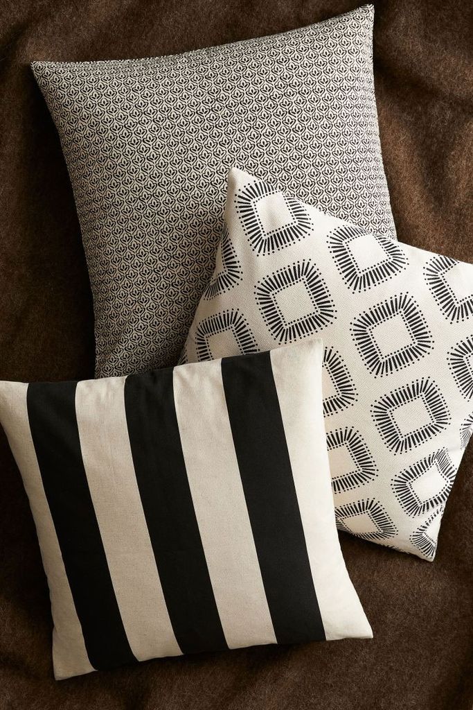 H&M striped cushion