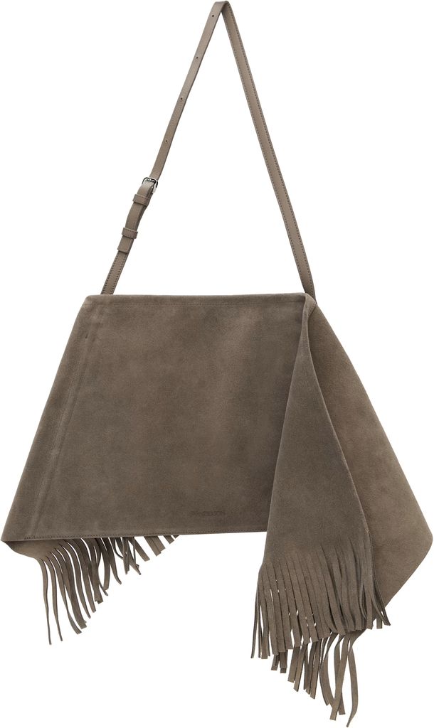 Taupe medium scarf bag from JW Anderson