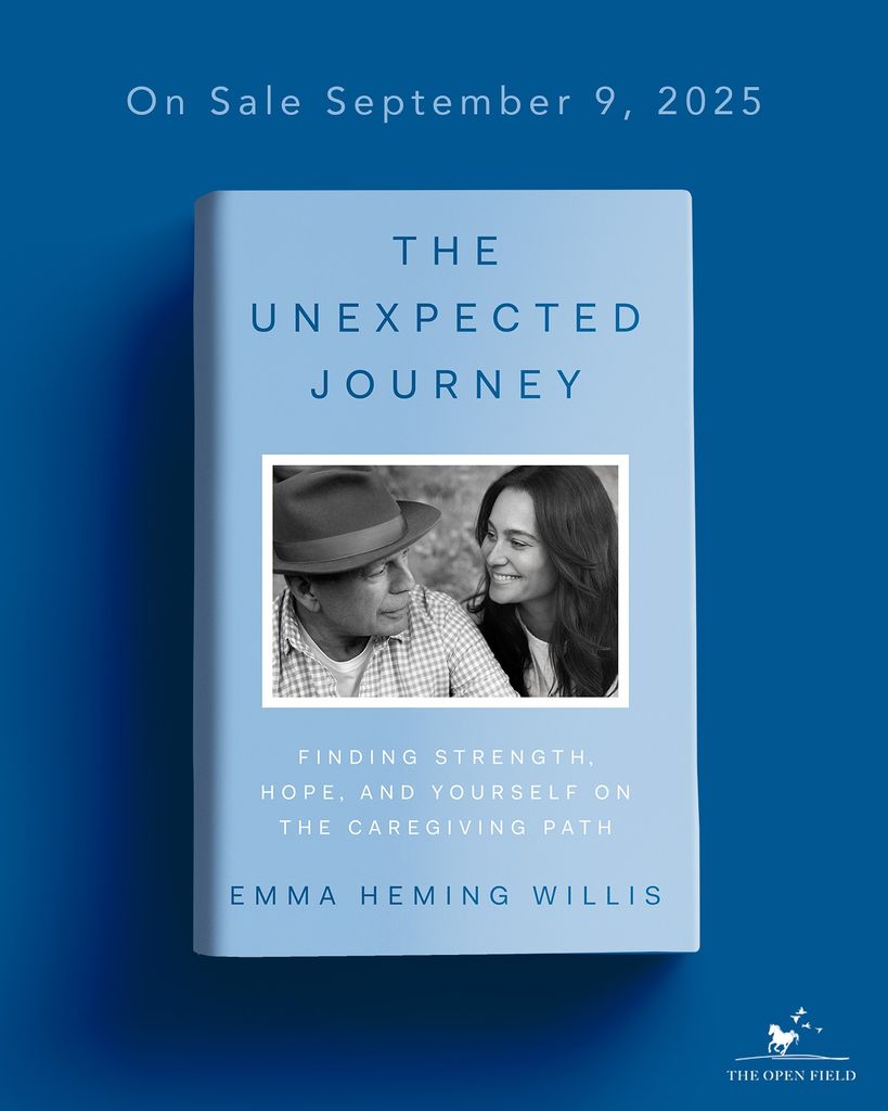 cover art for emma heming willis book featuring bruce willis and emma on cover