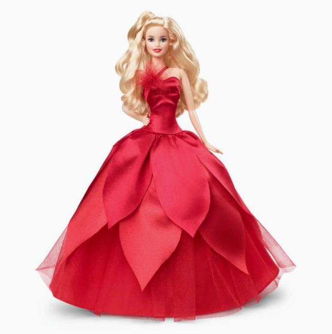 top toys mattel 2022 holiday barbie