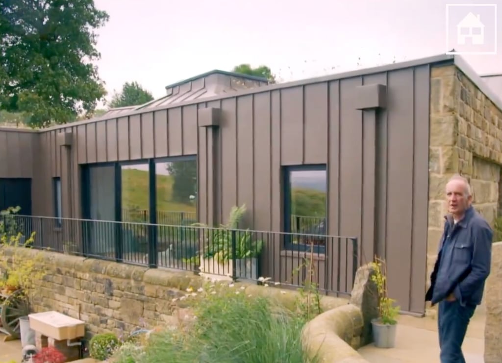 Kevin McCloud was full of praise for the zinc cladded home