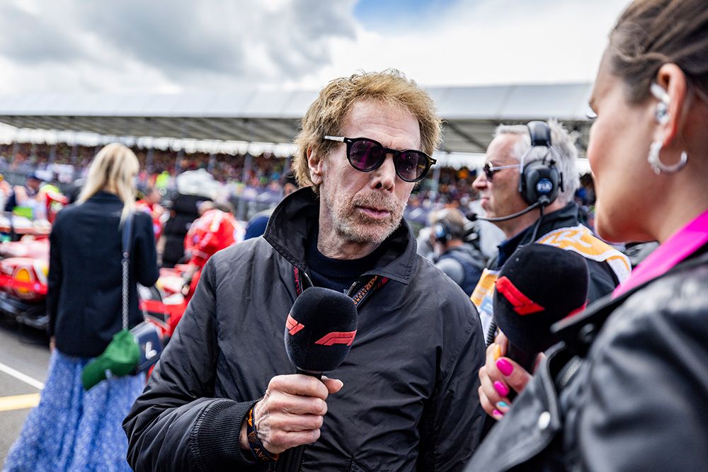 Jerry Bruckheimer at the F1 Grand Prix of Great Britain