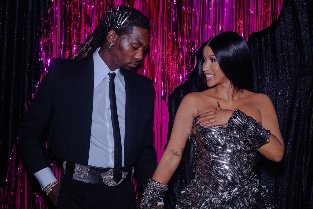 Offset and Cardi B attend the 2023 MTV Video Music Awards at Prudential Center on September 12, 2023 in Newark, New Jersey. (Photo by Catherine Powell/Getty Images for MTV)